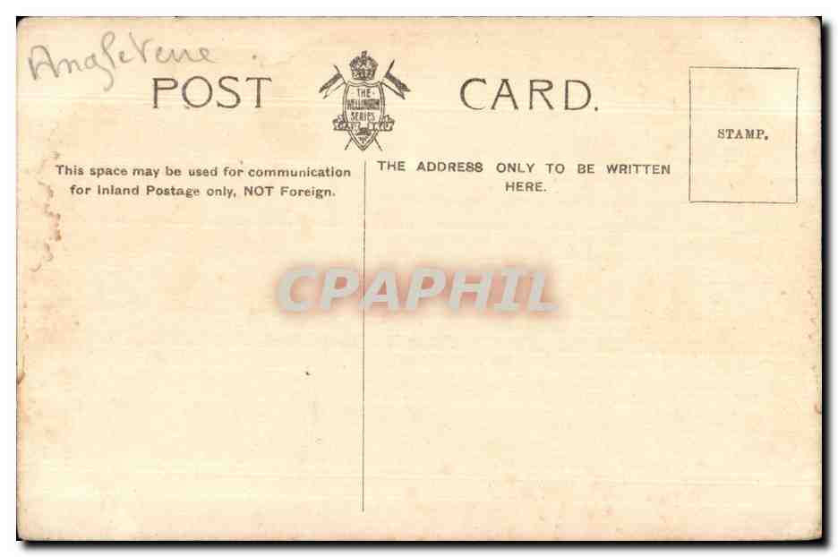 CPA The Barrack Field Woolwich — Rückseite