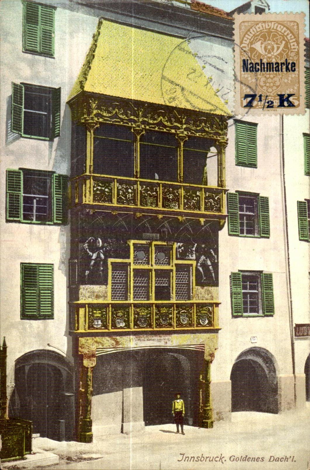 CPA Innsbruck Goldenes Dach l