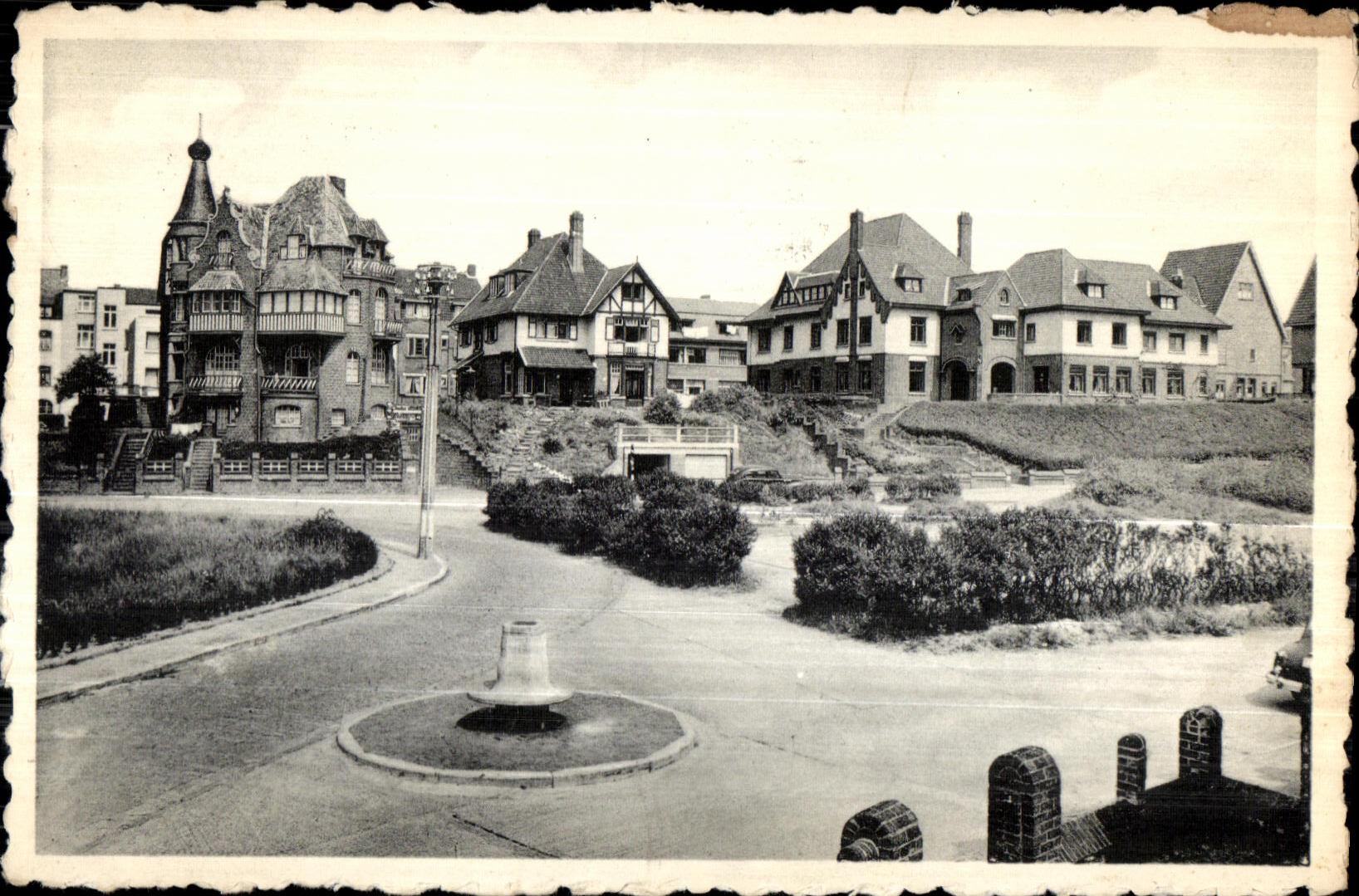CPA Duinbergen Villas Le Chene et Lucette