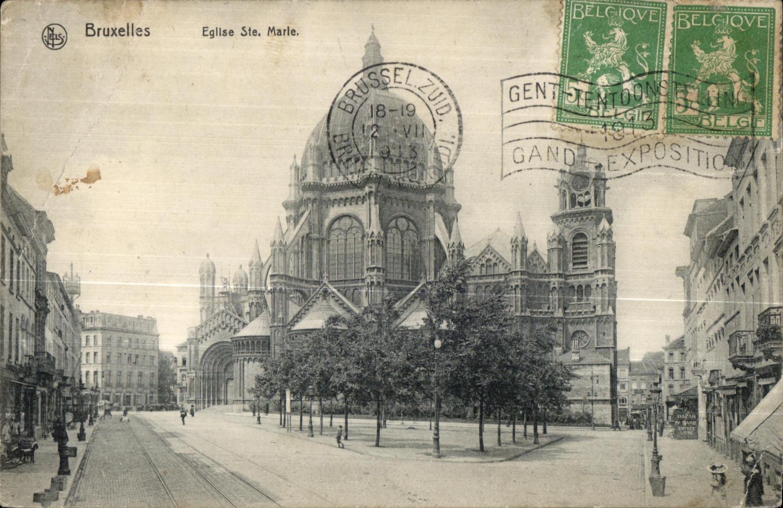 CPA Bruxelles Eglise Ste Marie