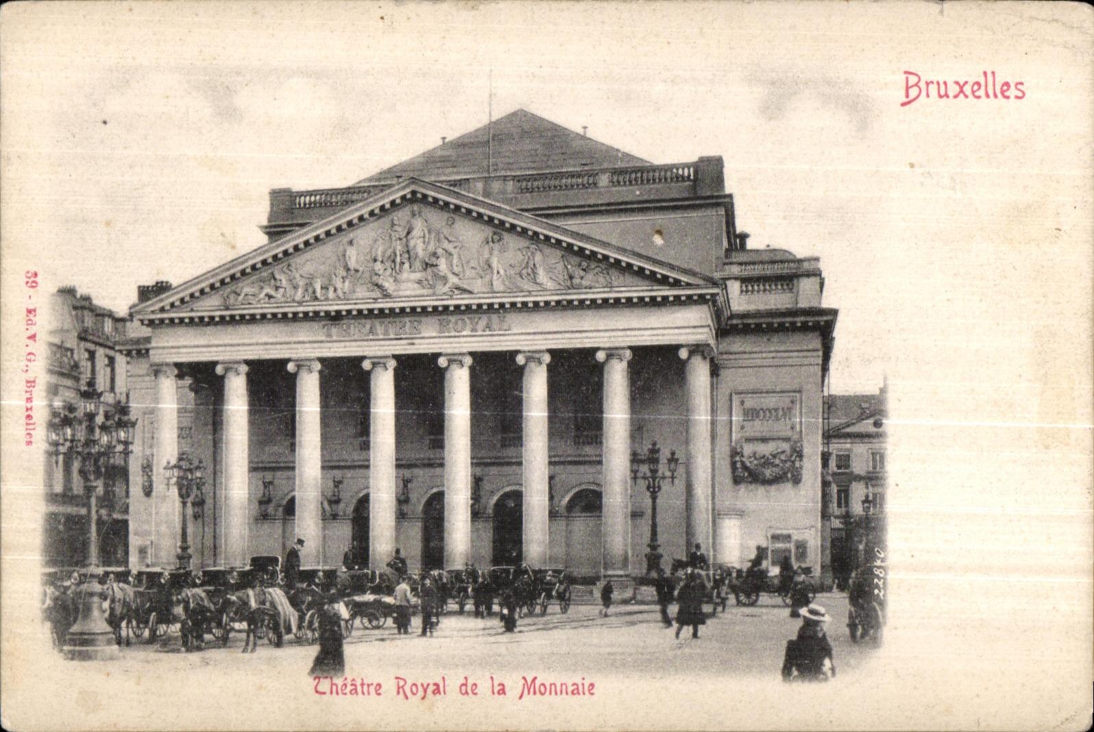 CPA Bruxelles Theatre Royal de la Monnaie
