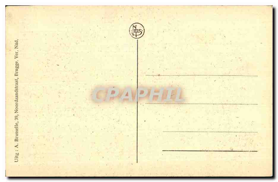 Sophietje — la Dentellière Bruggeoise — éditée par NIS, Brugge — Verso