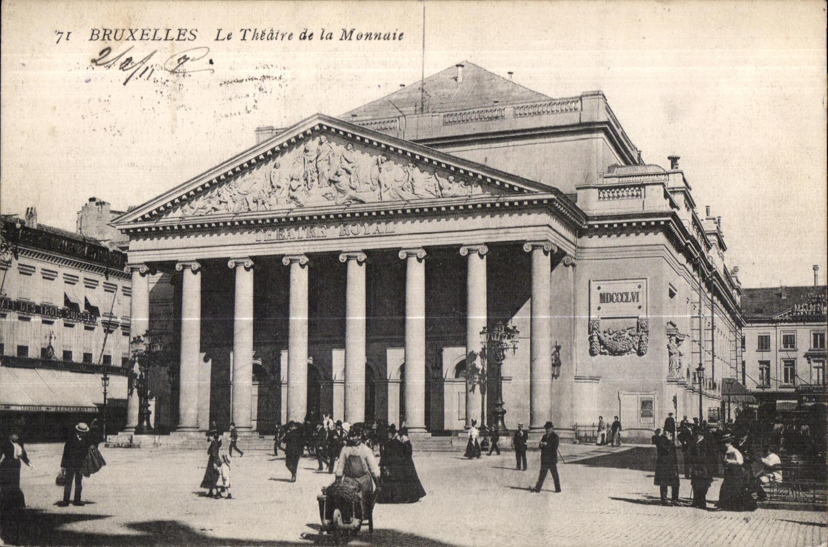 CPA Bruxelles Le Theatre de la Monnaie