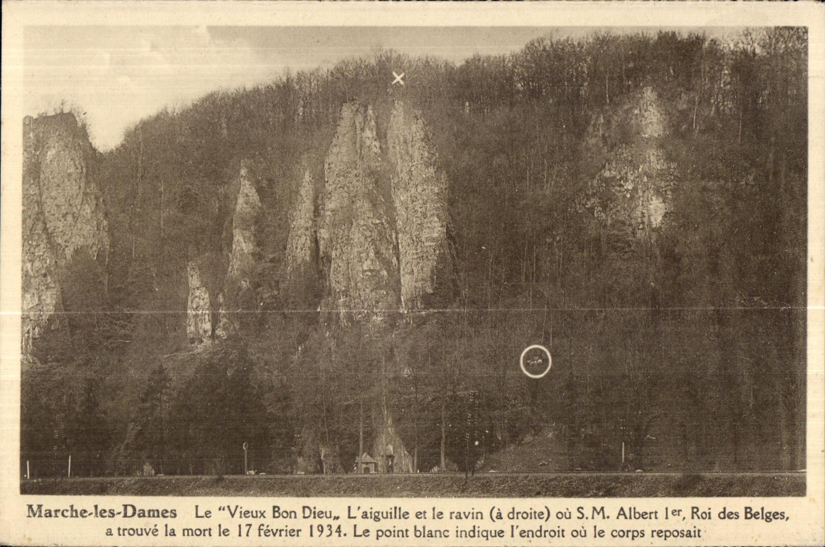 CPA Marche les dames Le Vieux Bon Dieu L aiguille et le ravin 
