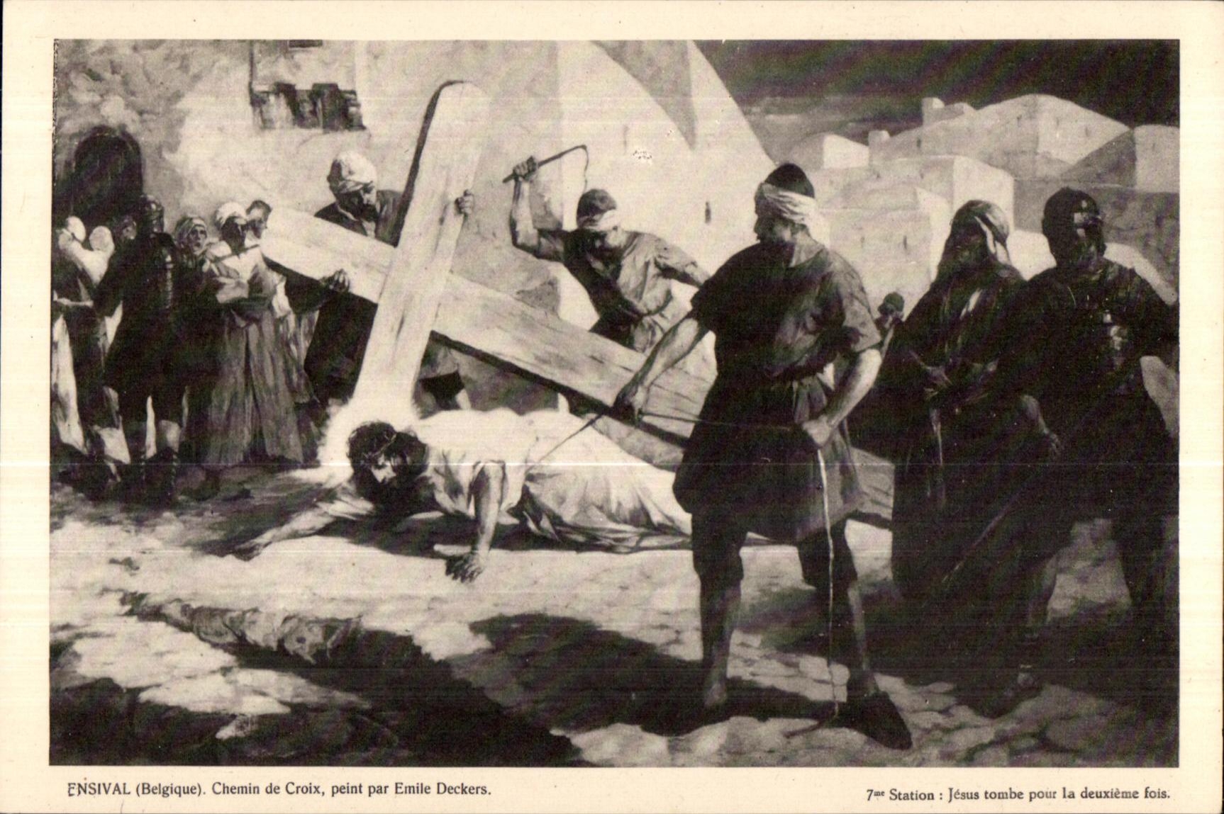 CPA Ensival(Belgique) Chemin de Croix peint par Emile Deckers