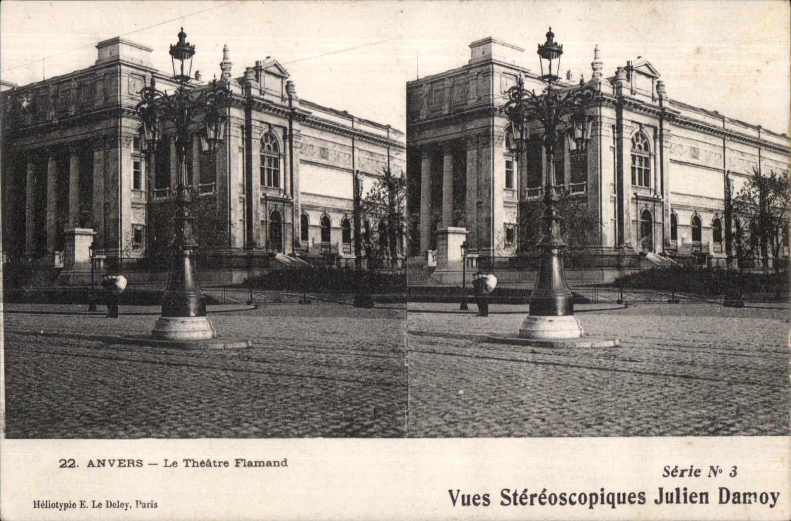 Anvers — Le Théâtre Flamand — Héliotypie E. Deley, Paris, Série N° 3