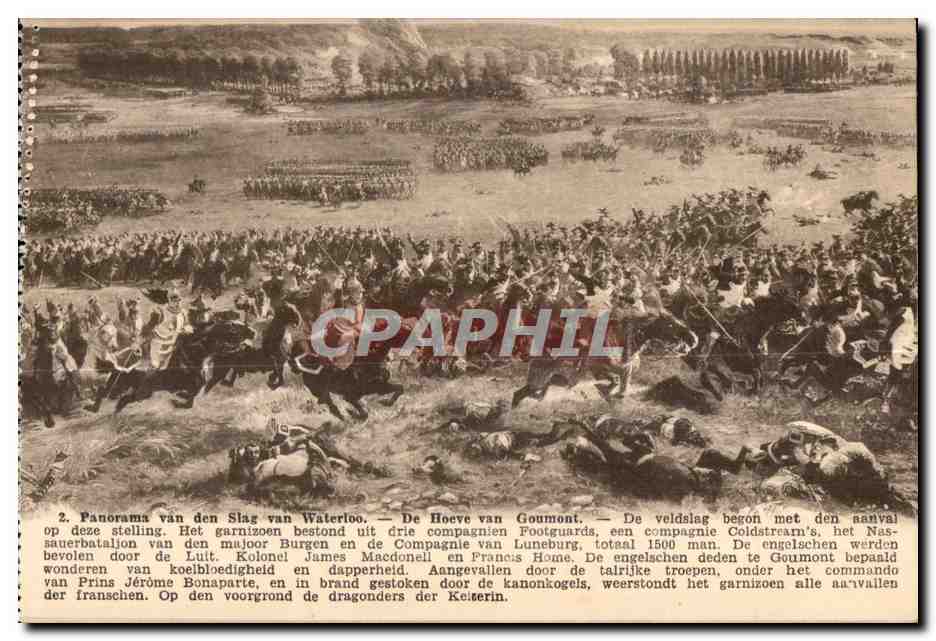 Bataille de Waterloo — Panorama de la bataille — P.I.B., Bruxelles