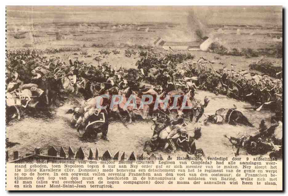 Bataille de Waterloo — scène de combat — P.I.B., Bruxelles