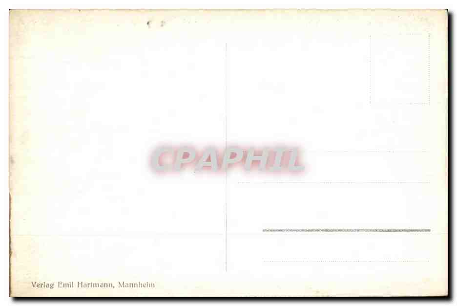 CPA Baden Baden Kaiserallee  — Rückseite