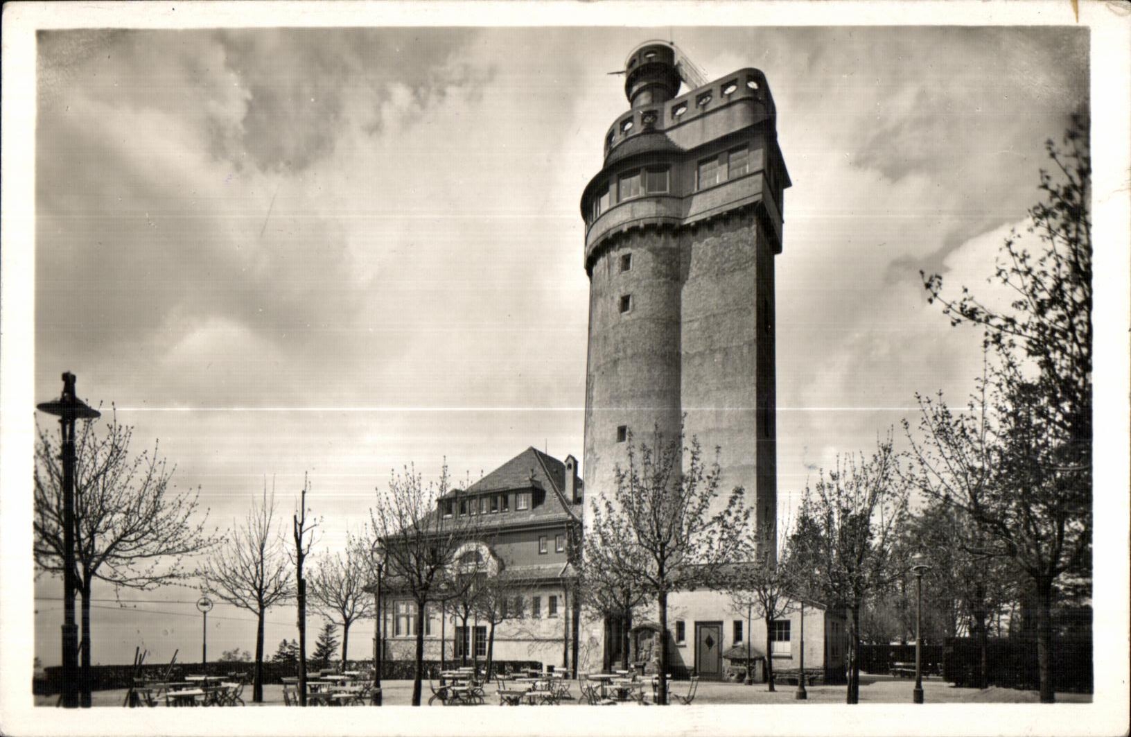 CPA Baden Baden Aussichtsturm auf dem Merkur