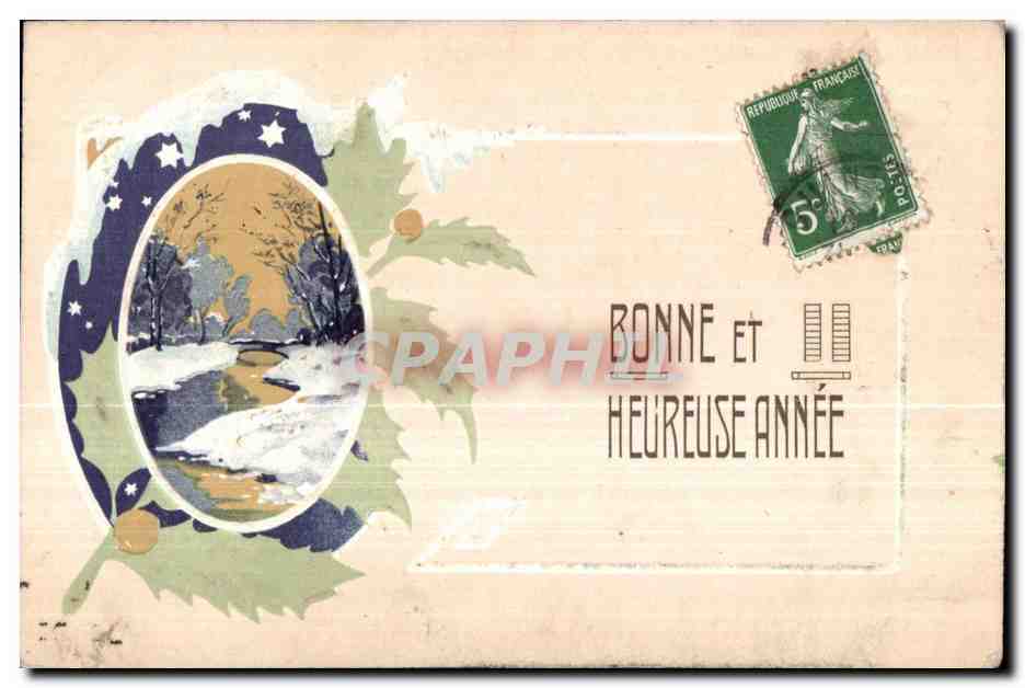 CPA Fantaisie Bonne annee Allemagne