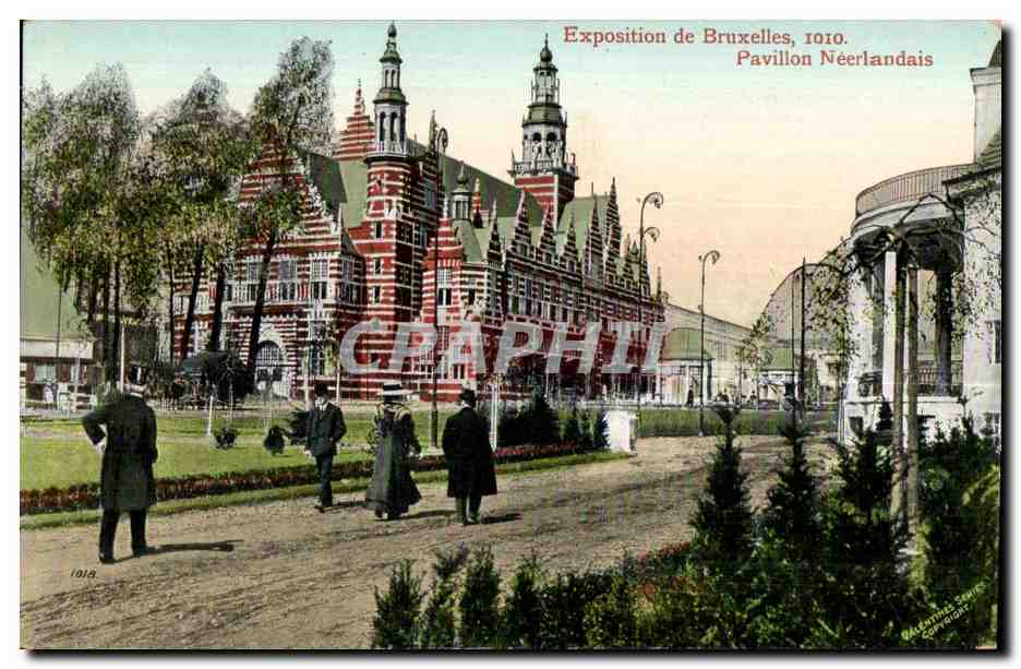CPA Exposition de Bruxelles 1910 Pavillon Neerlandais