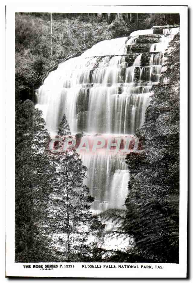 CPA The Rose Series Russells Falls National Park Tas