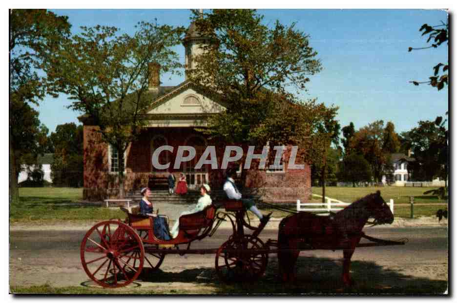 CPA Courthouse Williamsburg Virginia Built in busy Market Square this structure served
