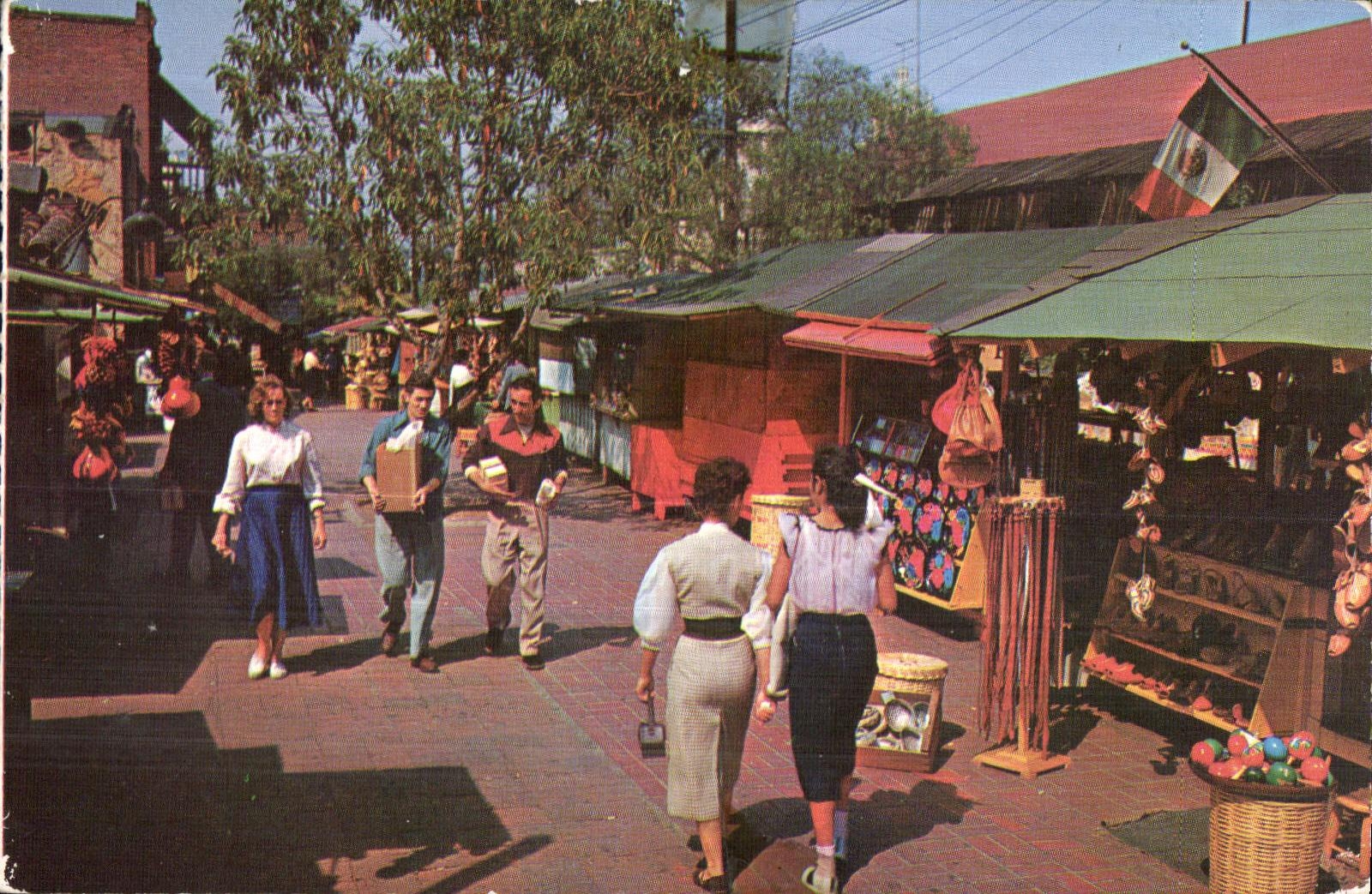 Olvera Street — Los Angeles, California — Plastichrome, n° P5538