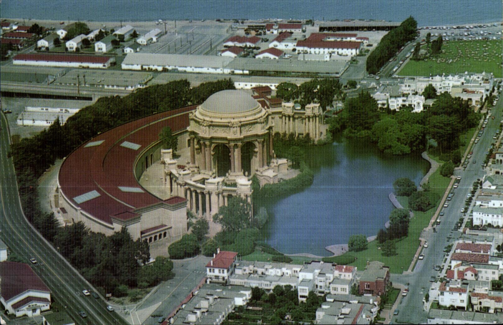 CPA The Palace of Fine Arts was built as a part of the Great International Exposition San Francisco