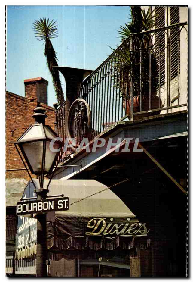 CPA Dixie s Nw Orleans Louisiana One of Bourbon Street s popular night spots Color by Bob Glander