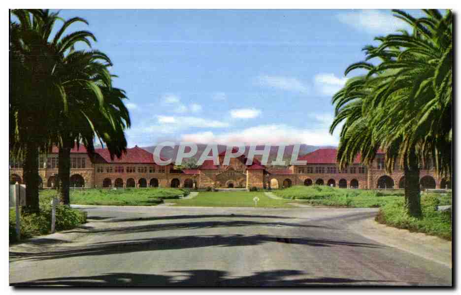 Quadrangle from Palm Drive — Stanford University — Peninsula News Co.