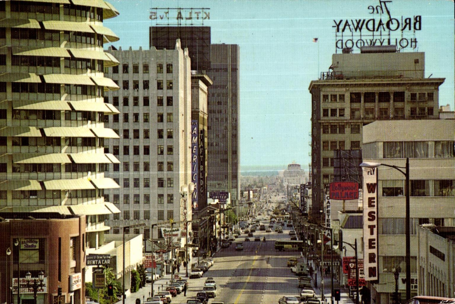 Hollywood — Vue de Vine Street — Western Publishing Co. n° H.44