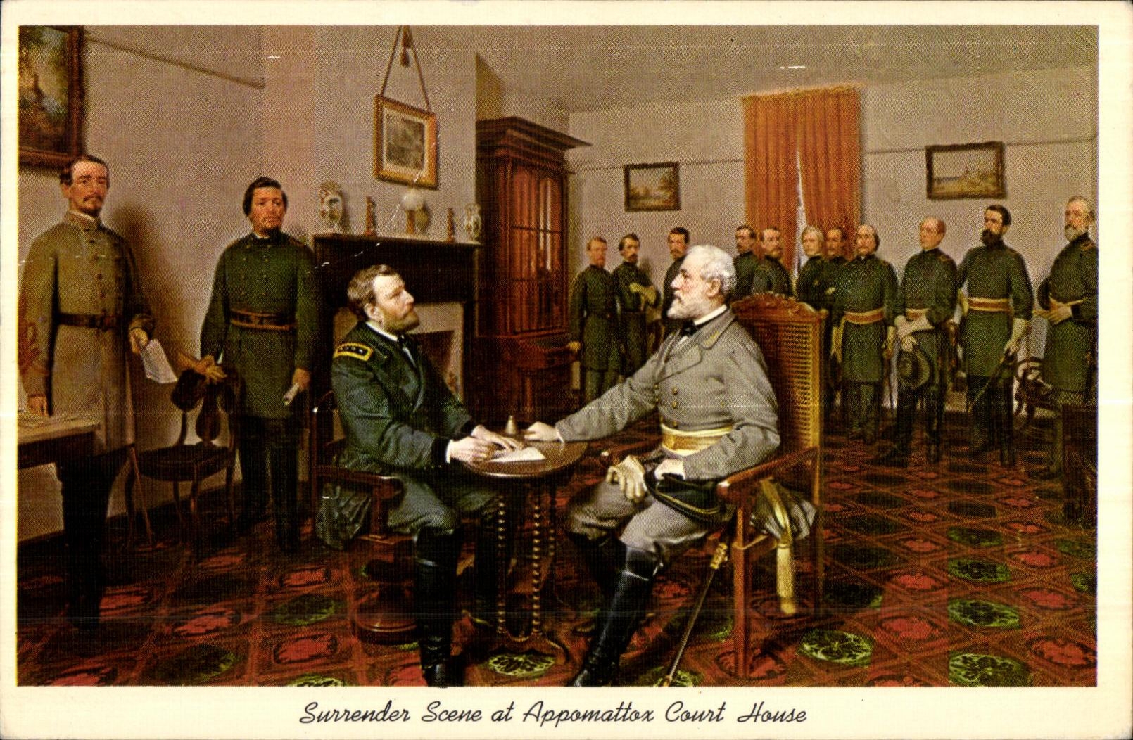 CPA Surrender Secne at Appomattox Court House Virginia Militaria 
