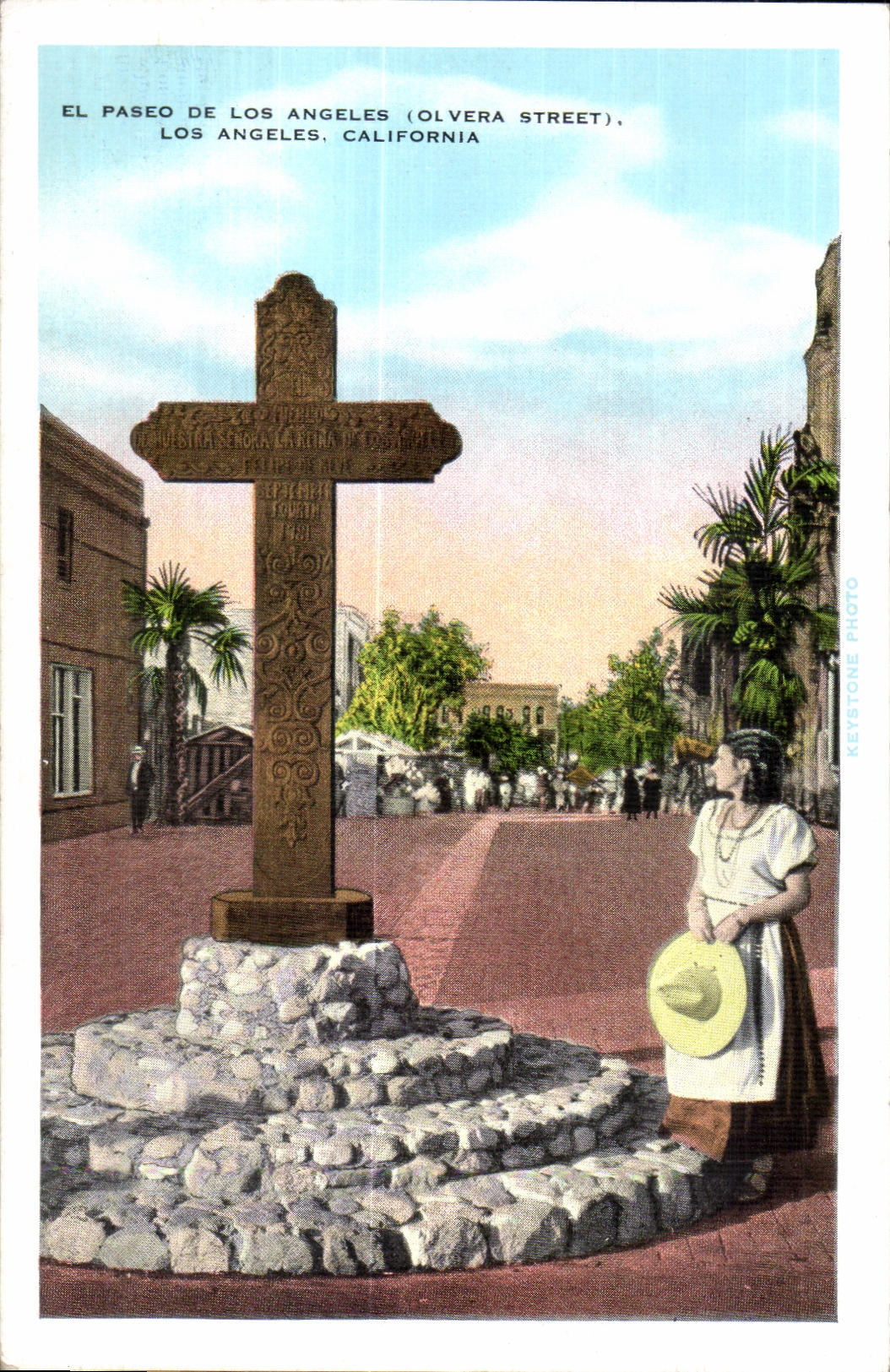 CPA El Paseo De Los Angeles (Olvera Street Los Angeles 