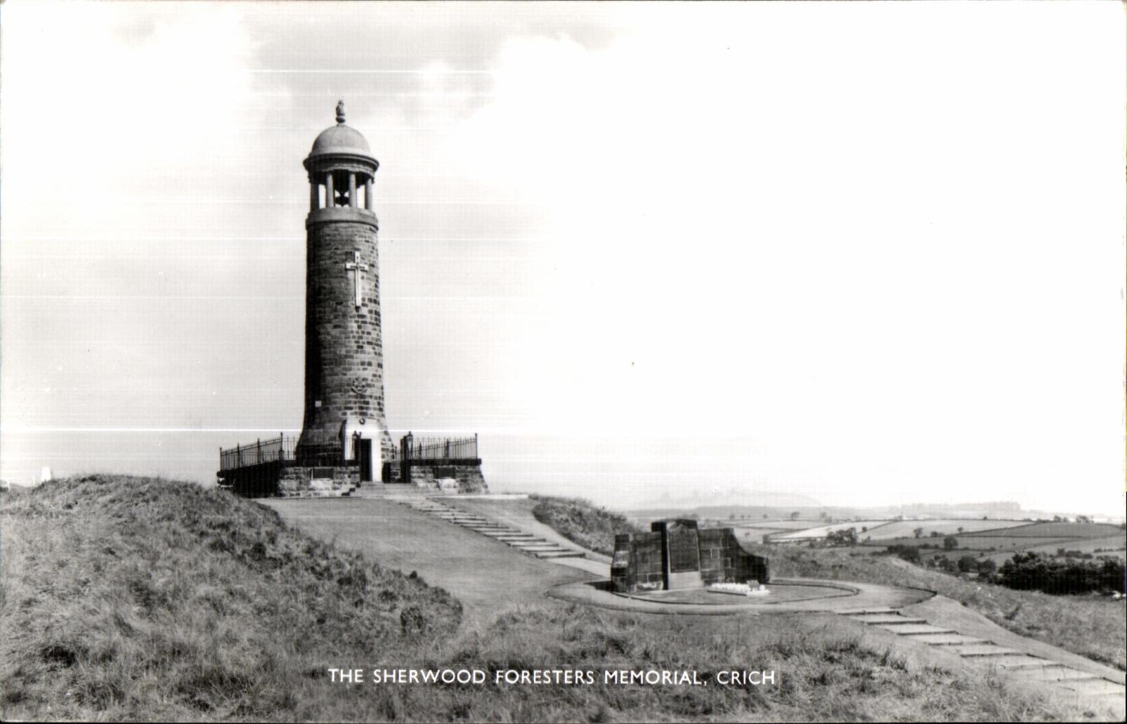 CPA The Sherwood Foresters Memorial Crich