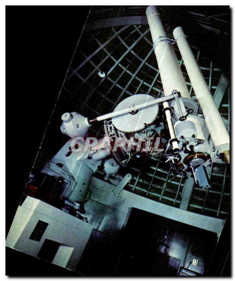 CPA Twin Refracting Telescope of the Griffith Observatory Planetarium Los Angeles California Astronomie Lunette Espace