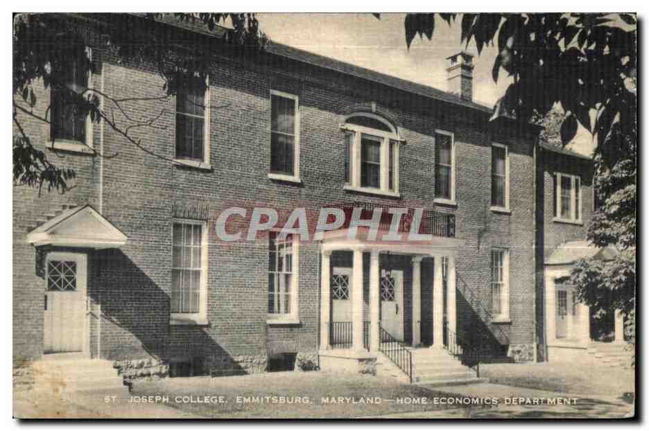 CPA Joseph College Emmitssburg Maryland Home Economics Deparment