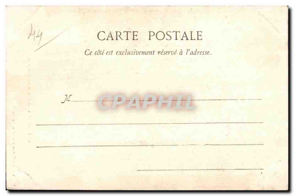 CPA Guerande Les Douves des Remparts — Rückseite