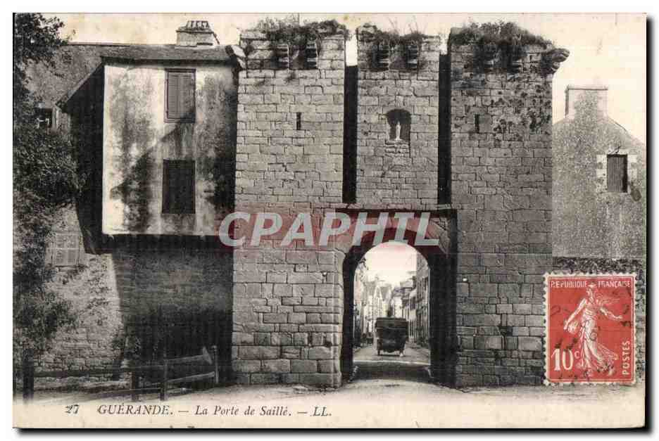 CPA Guerande La Porte de Saille 