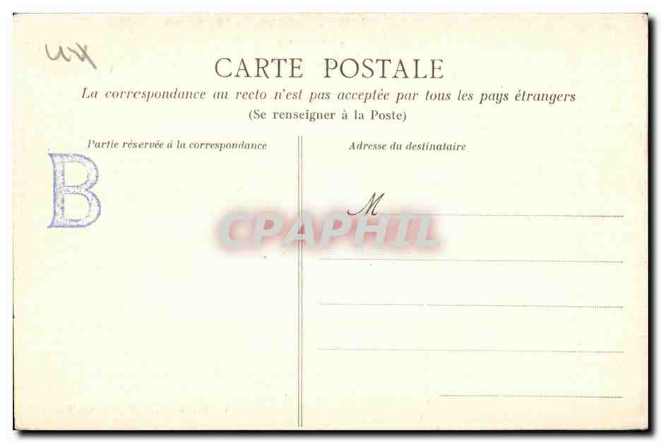 CPA Guerande Tour de Ville — Rückseite