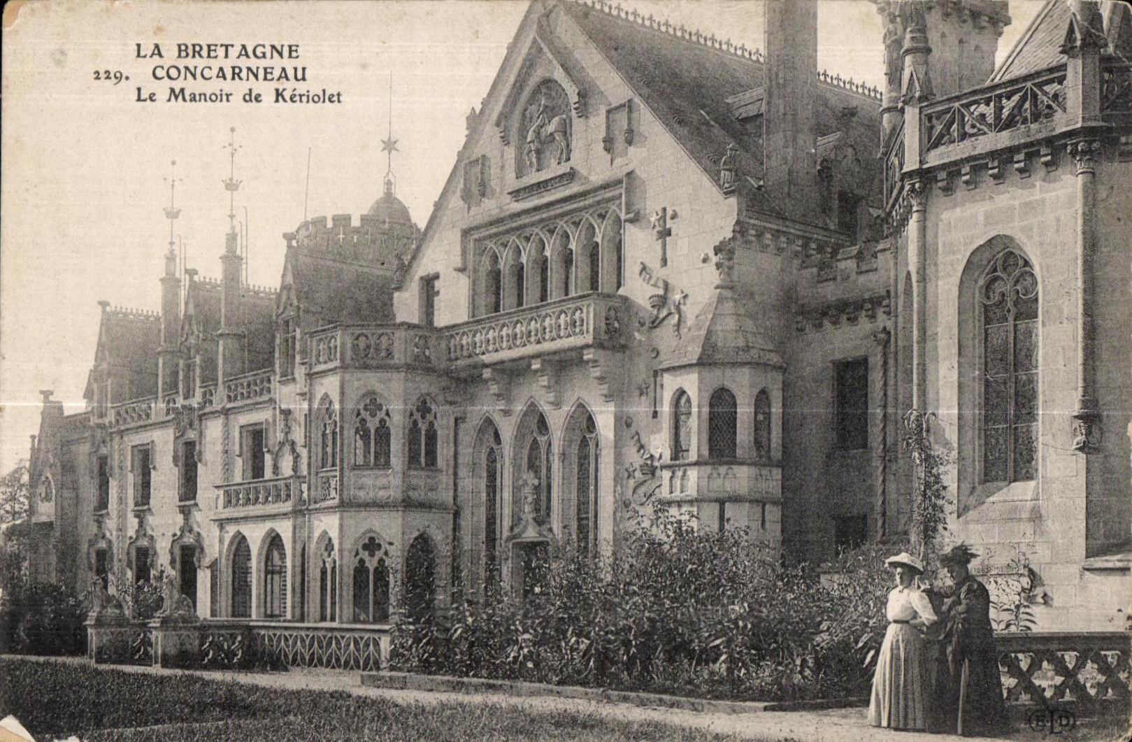 CPA La Bretagne Concarneau Le Manoir de Keriolet