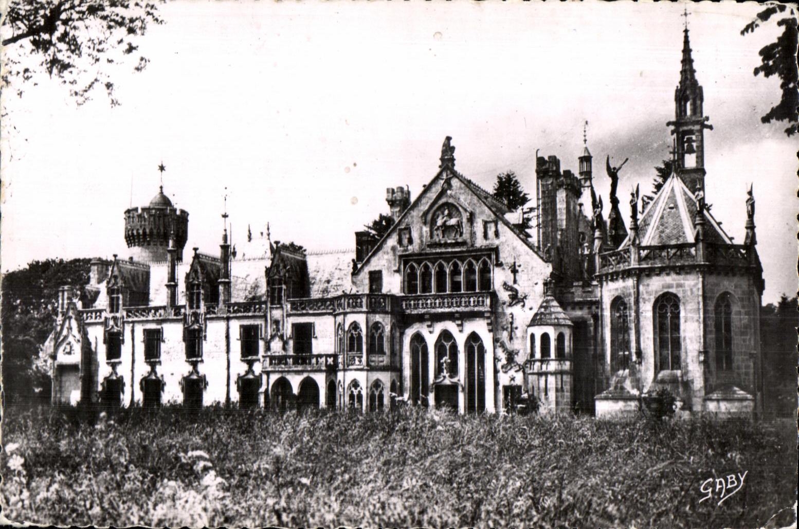 CPA Concarneau (Finistere) Chateau de Keriole yu de Parc