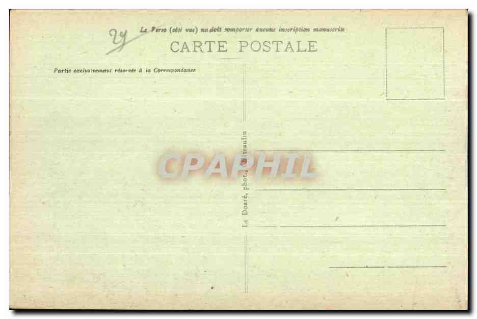 Camaret sur Mer - Rochers festonnes a la Pointe de Penhir - CPA  — Rückseite