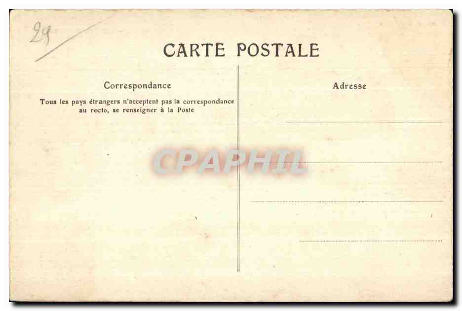 Camaret sur Mer - Les Tas de Pois - CPA  — Rückseite