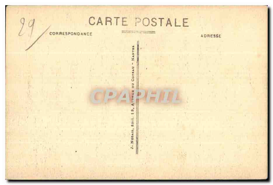 Camaret sur Mer - La Pointe des Pois - CPA  — Rückseite