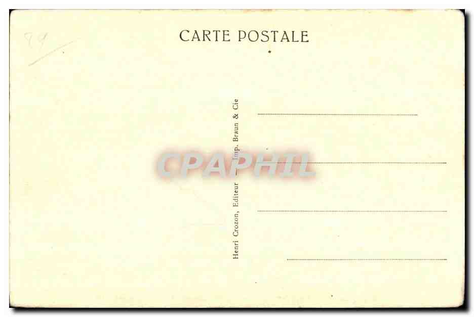Camaret sur Mer - Pointe de Pen-Hir et Tas de Pois - CPA  — Rückseite