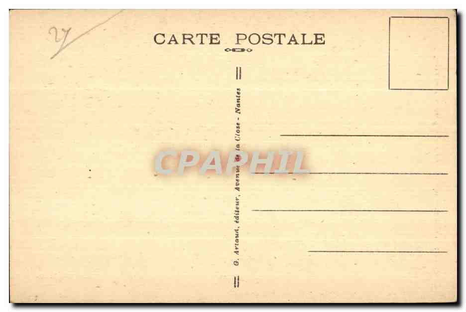 Camaret sur Mer - Le Gouffre pres de Kerbronn - CPA  — Rückseite