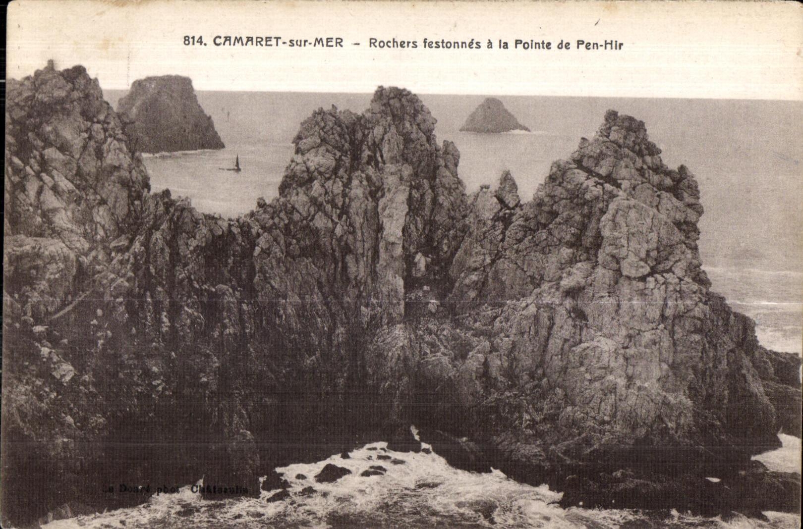 Camaret sur Mer - Rochers Festonnes a la Pointe de Pen-Hir - CPA 
