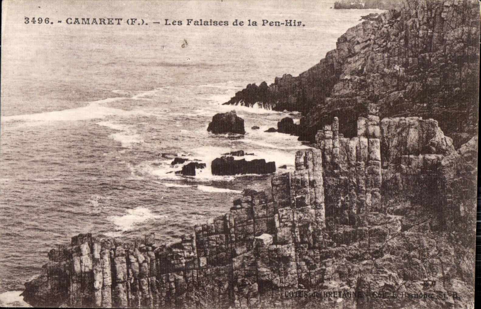 Camaret sur Mer - Les Falaises de la Pen-HIr - CPA 