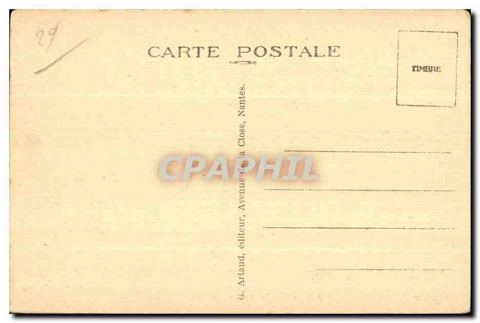 Camaret sur Mer - La Cote Sauvage - CPA  — Rückseite