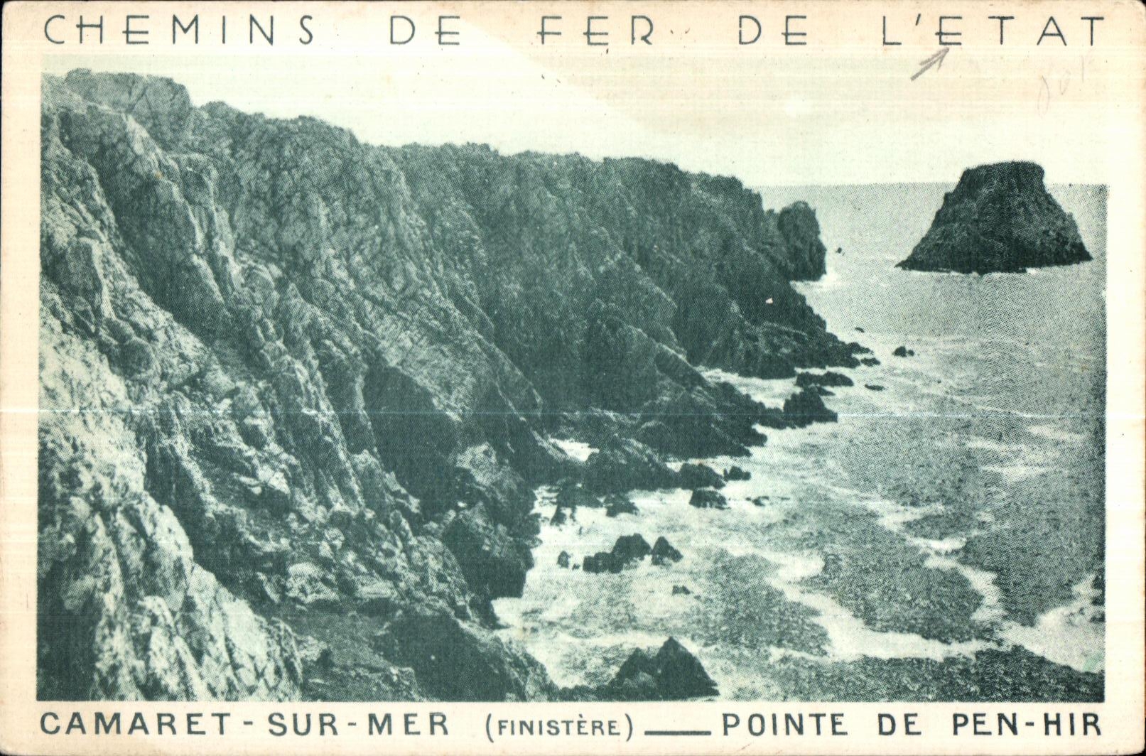 Camaret-sur-Mer (Finistère) — Pointe de Pen-Hir — Chemins de Fer de l'État