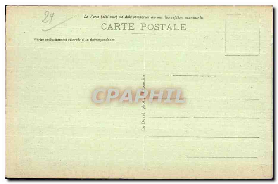 Camaret sur Mer - Pointe de Penhir - CPA  — Rückseite