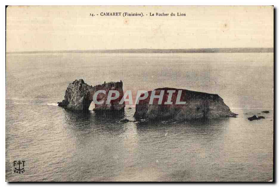 Camaret sur Mer - Le Rocher du Lion - CPA 