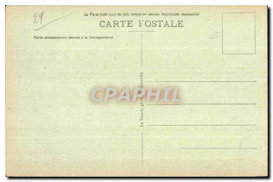 Camaret sur Mer - Pointe de Penhir - CPA  — Rückseite