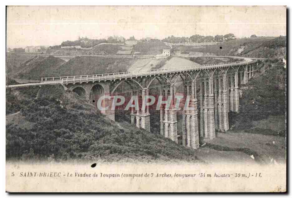 Saint Brieuc - Le Viaduc de Toupain - CPA 