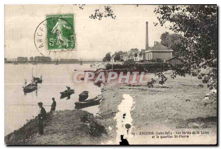 Ancenis - Les Bords de la Loire - Quartier St Pierre - CPA 