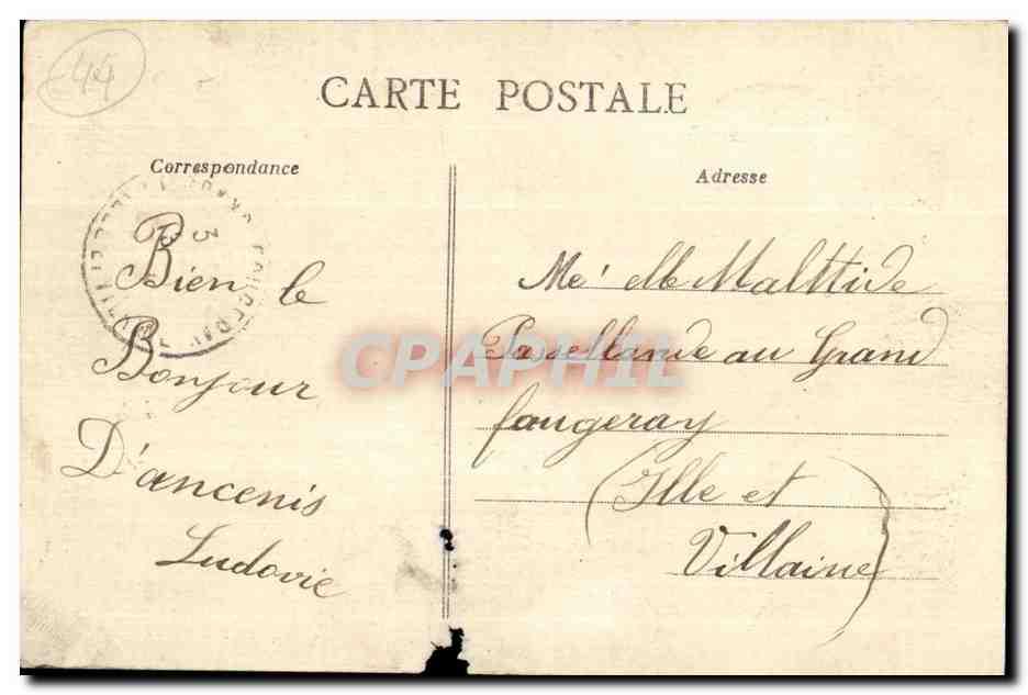 Ancenis - Les Bords de la Loire - Quartier St Pierre - CPA  — Rückseite