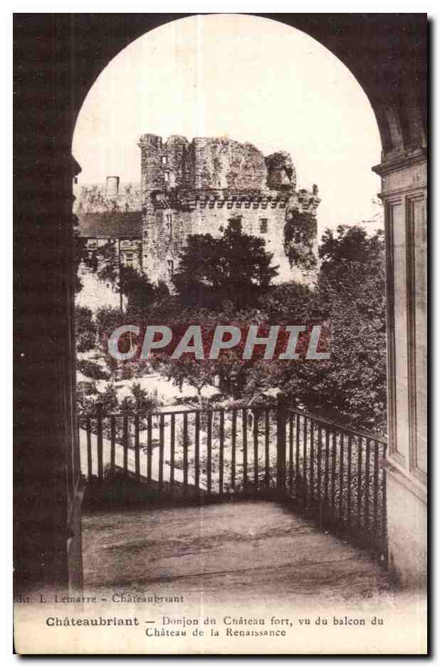 Chateaubriant - Donjon du Chateau Fort - CPA 