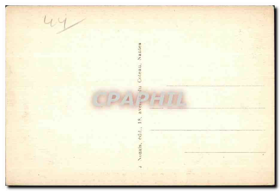Chateaubriant - Cour d Honneur du Chateau - CPA  — Rückseite